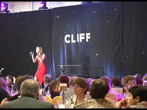 Lynn Faure Chircop & Cliff Richard at the Excelsior Hotel in Malta