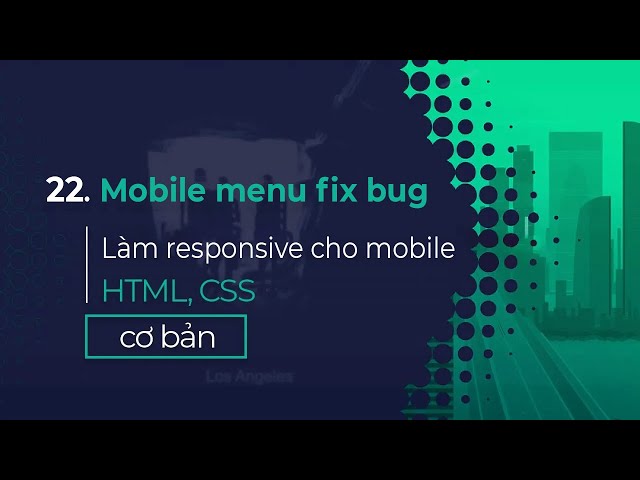 22. Mobile menu fix bug