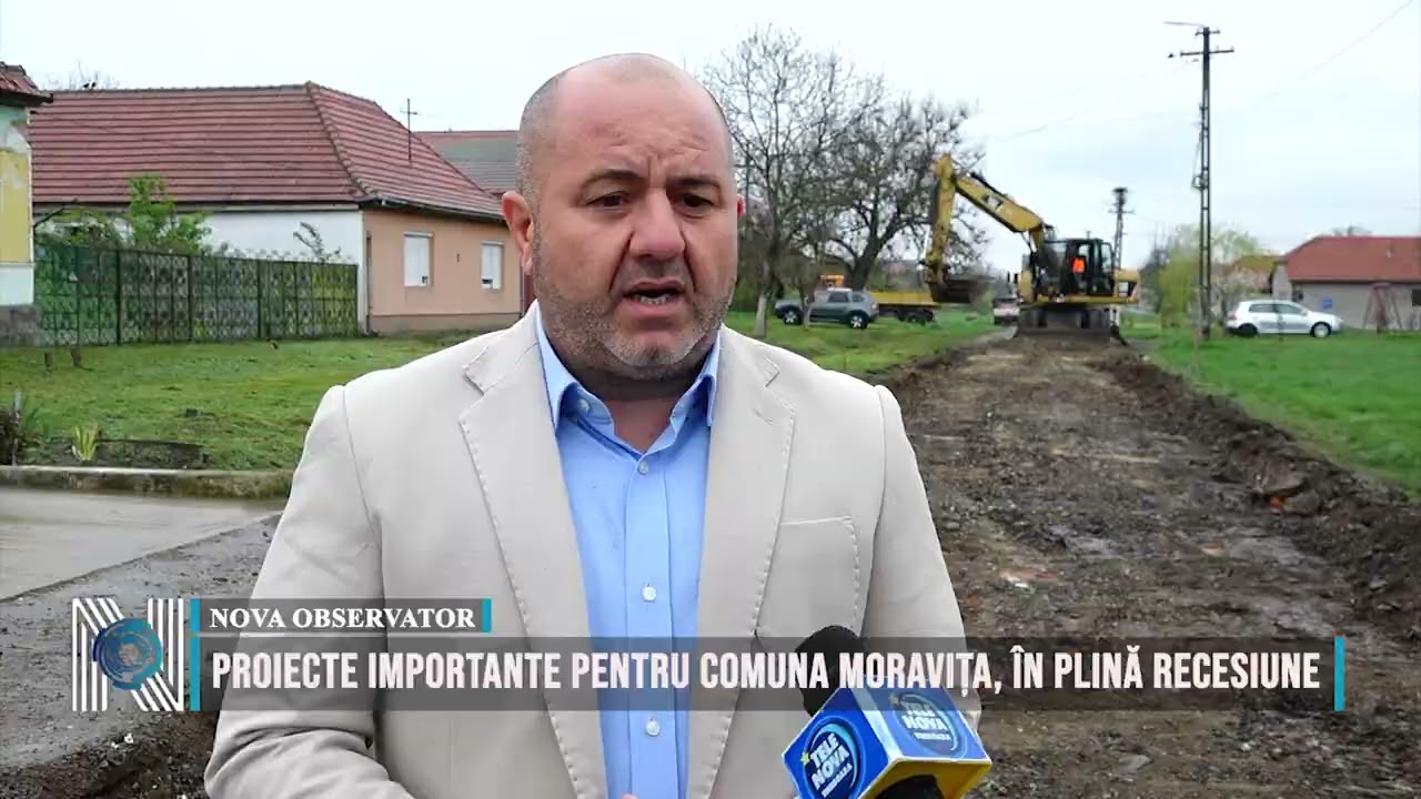 PROIECTE IMPORTANTE PENTRU COMUNA MORAVIȚA, ÎN PLINĂ RECESIUNE