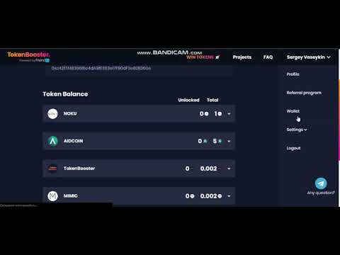 Token Booster ЗАРАБОТОК БЕЗ ВЛОЖЕНИЙ 23$ за 10мин крутая площадка