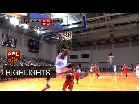 Singapore Slingers vs Mono Vampire - Game Highlights | ASEAN Basketball League 2015 - 2016