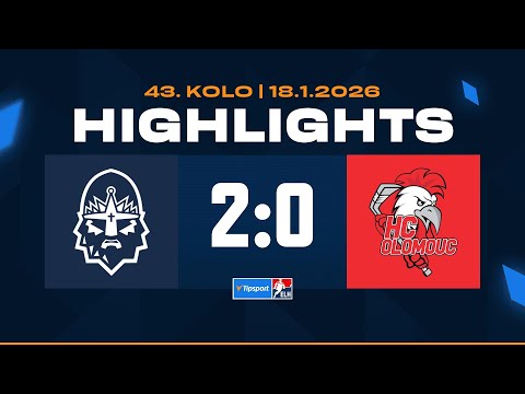 Highlights | Rytíři Kladno vs. HC Olomouc 2:0 | 18.01.2026