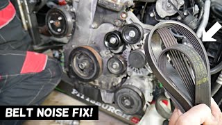 KIA OPTIMA SERPENTINE BELT NOISE SQUEAKING GRINDING SOUND FIX