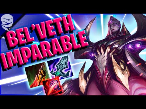 RUSHEANDO ELO con BEL'VETH jungla ¡Esto es una MÁQUINA de 1vs9!