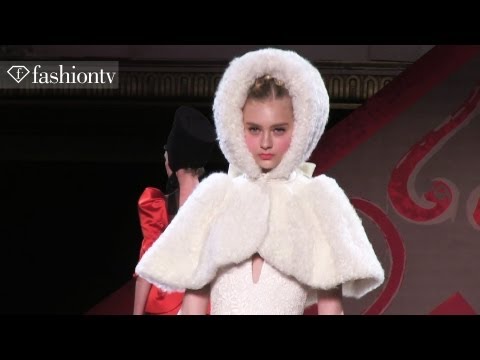 Ulyana Sergeenko Couture Fall/Winter 2012/13 ft Jessica Stam & Natalia Vodianova | Paris | FashionTV