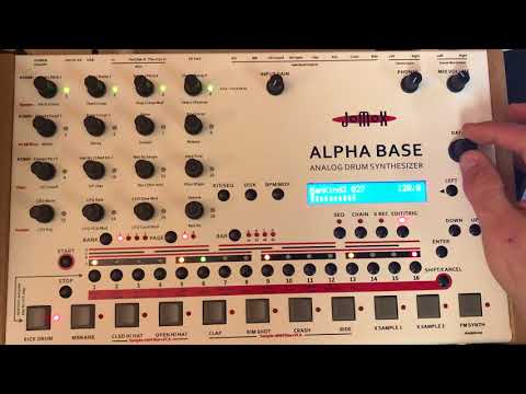 Jomox Alpha Base - 50 factory kit demo