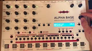 Video thumbnail for Jomox Alpha Base - 50 factory kit demo by Charles Whiley