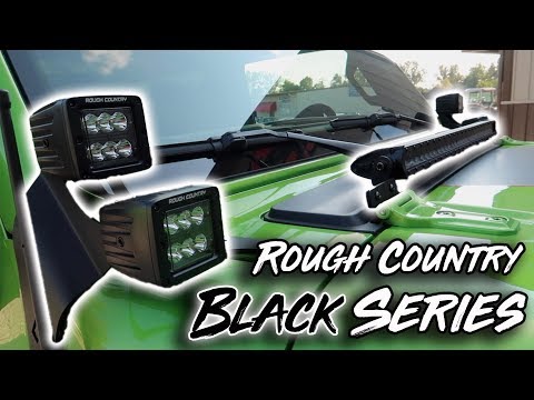 Rough Country BLACK SERIES Light Bar *INSTALL*
