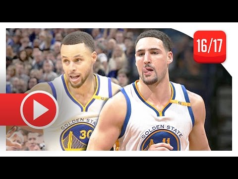 Stephen Curry & Klay Thompson Full Highlights vs Timberwolves (2017.03.10) - 56 Pts Total