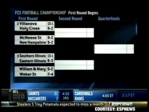 2009 NCAA Division I Football Championship Selection Show (ESPNNews) -- Nov. 21