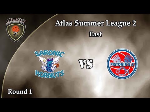 Atlasbasket_Summer League 2 - Round 1 - SARONIC HORNUTS vs PISTONIA 47-53