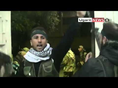 السيطرة على المراكز الأمنية من قبل كتائب غرباء الشام في مدينة رأس العين في محافظة الحسكة