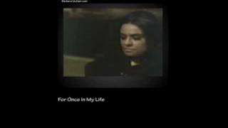 For Once in My Life Music Video