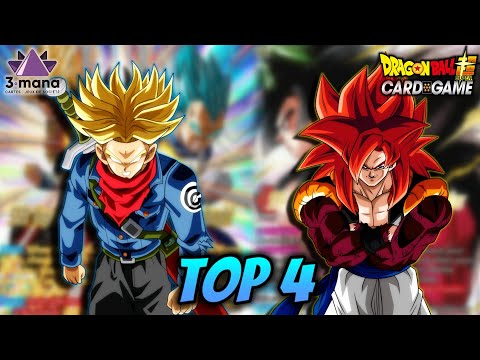 TOP 4 | Trunksgeta vs SS4s | 3 Mana Circuit | Dragon Ball Super Card Game Tournament Gameplay