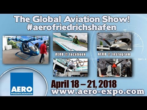 Aero Friedrichshafen 2018 ALL Aviation Show!