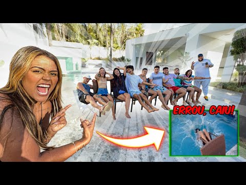 WHOEVER MAKES A MISTAKE FALLS IN THE POOL!!! CSP COMPOUND