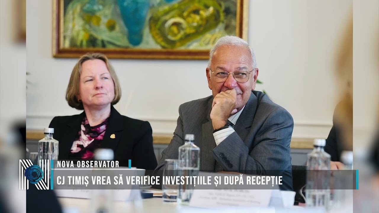 CJ Timiș vrea să verifice investițiile și după recepție