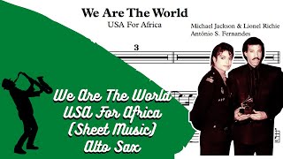 Download lagu We Are The World - USA For Africa (Sheet Music) Alto Sax mp3 Download lagu We Are The World - USA For Africa (Sheet Music) Alto Sax mp3