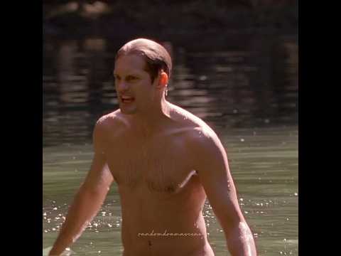 amnesia eric is something else 😏 #trueblood #alexanderskarsgard #annapaquin #sooric #series #shorts