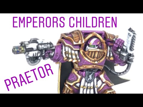 Emperors Children Praetor in Terminator Armour Painting Showcase - Horus Heresy - Warhammer 40k