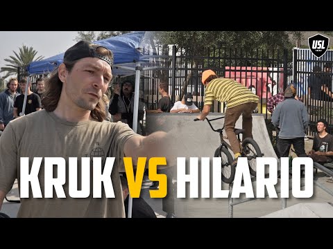 GAME OF BIKE - DAN KRUK VS HILARIO OLIVOS - USL CAGE MATCH