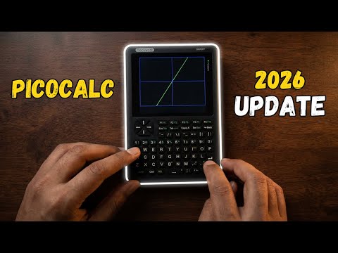 PicoCalc Custom Firmware Update 2026: Graphing Equations, Retro Games, and more!!