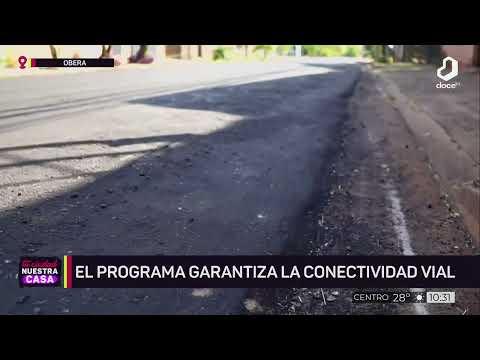 #TuCiudadNuestraCasa: Inicia plan integral de asfaltado urbano en Oberá
