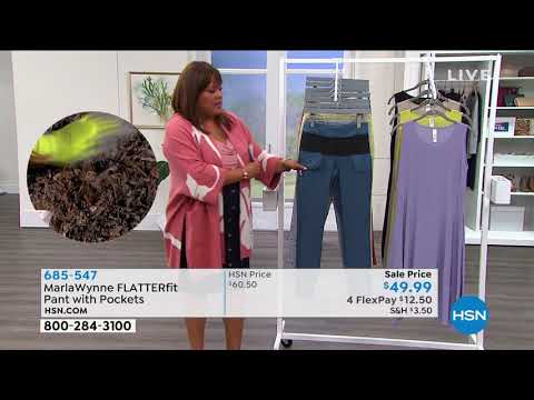 MarlaWynne FLATTERfit Hose mit Taschen