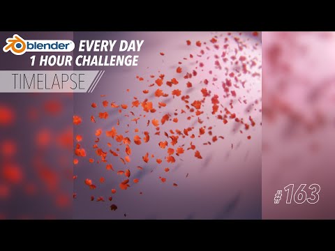 Bring in the Fall with Boid Particles - Blender Every Day #163