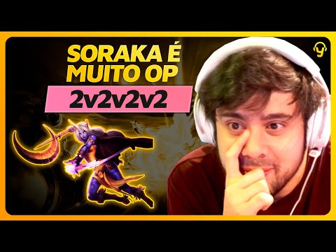 SORAKA É MUITO OP NO 2v2v2v2 com @nicklink | Lives do Yoda