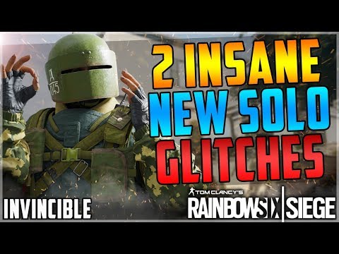 (OP) 2 INSANE NEW GLITCHES - INVINCIBLE - INFINITE SCANS - EASY - SOLO - (Rainbow Six Siege)