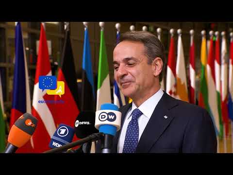 Video Thumbnail: United, Firm but Constructive: Mitsotakis Calls for De-Escalation and a Transatlantic Compromise!