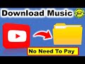 Free How To Download Music From YouTube To MP3 Quick Easy