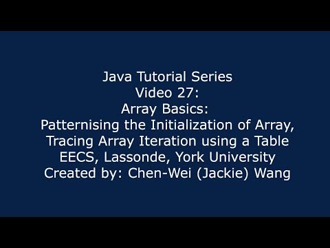 Eecs1021 Java Tutorial 27