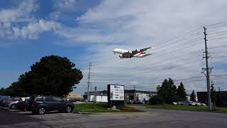 Emirates A380 Final Approach Toronto (YYZ)