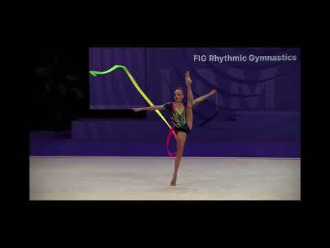 Lena Kieffer FRA Ribbon AA FIG JUNIOR WORLD CHAMPIONSHIP 2023
