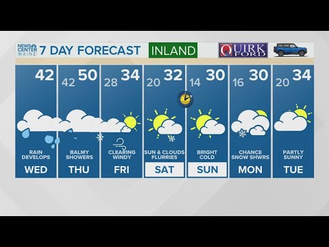 NEWS CENTER Maine Weather Forecast