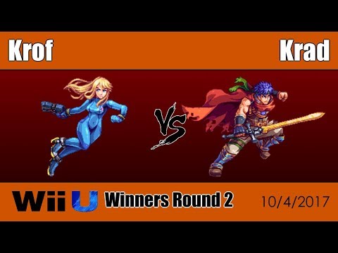 VT 10/4 Krof (Zero Suit Samus) vs Krad (Ike) Winners Round 2