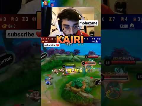 Mobazane Reaction to Kairi  Lance #mobazane #kairi #lancelot #onic #msc #shorts #mlbb #mobilelegend