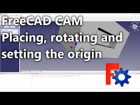 CNC Job Setup – Placement, Rotation & Origin | FreeCAD Ep.3 | Path Workbench CAM Tutorial
