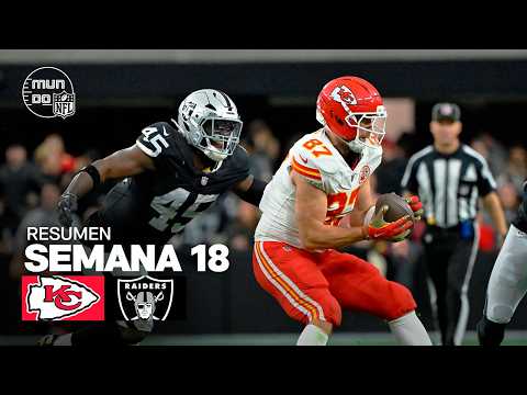 Kansas City Chiefs vs. Las Vegas Raiders | Resumen NFL en español - Semana 18 | NFL Highlights 2025
