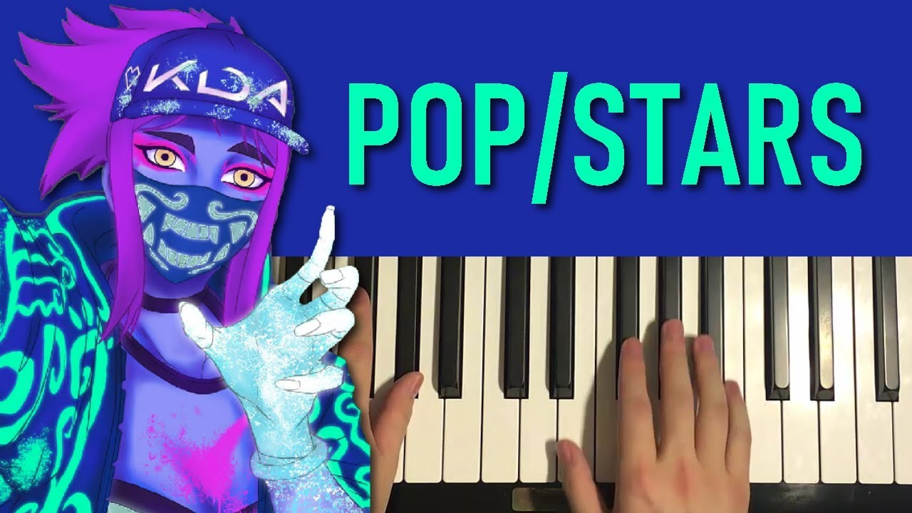 K/DA - POP/STARS (Piano Tutorial Lesson)