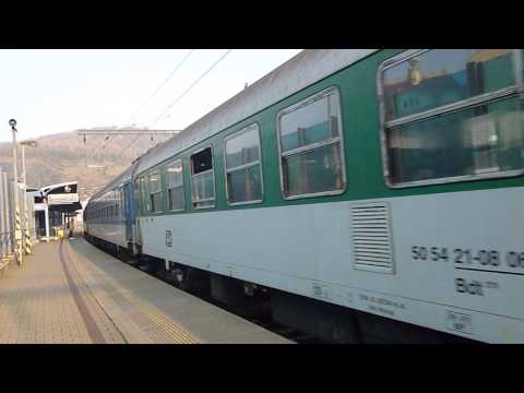 Odjezd vlaku Os 6876 ze stanice Ústí nad Labem hl.n.