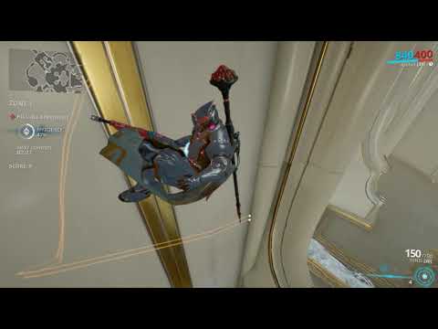 WARFRAME "Kill 17 enemies while latching on walls without touching the ground"