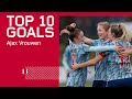 TOP 10 GOALS - Ajax Vrouwen in 2020 | Chips, Volleys & Top Bins ?