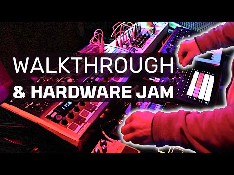 HARDWARE SYNTH JAM & DAWless Setup - Darksynth / EBSM: Surface Tension