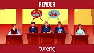 Common English Words by Tureng - Render (1 v)