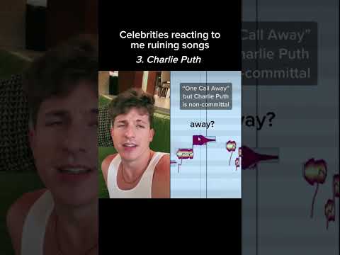 Celebrities reacting to me ruining songs