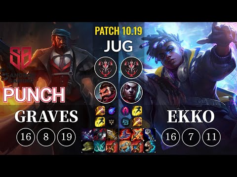 SB Punch Graves vs Ekko Jungle - KR Patch 10.19