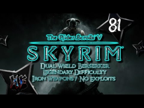 Skyrim | "Blackreach" | Legendary Difficulty PS3 Gameplay.  Playthrough Part 81